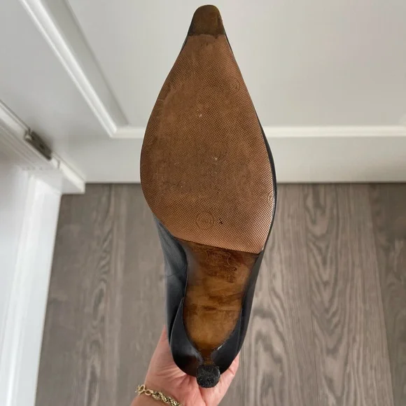 Jimmy Choo Black Heeled Boots - Picture 4 of 5